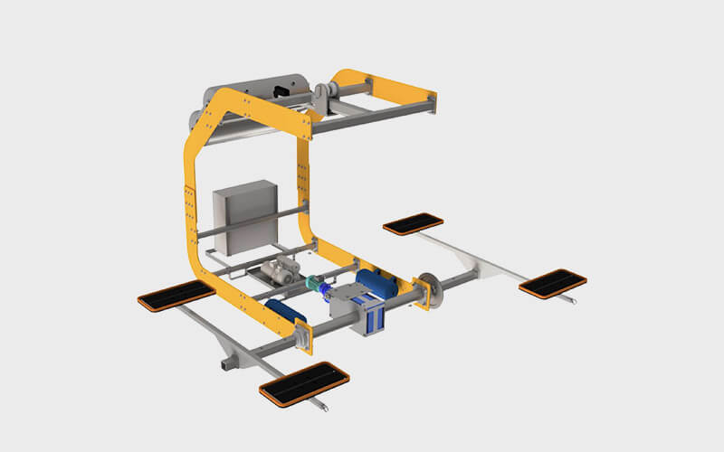 Vacuum rotation yoke